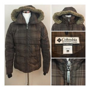 Columbia Down & feathers Large Puffer Jacket Hood